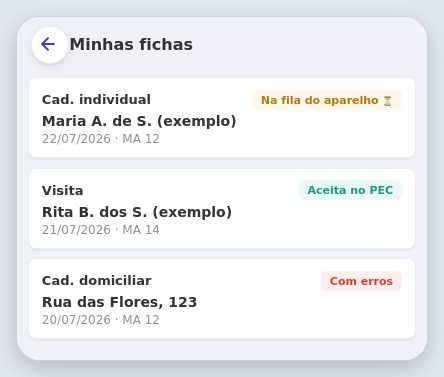Minhas fichas